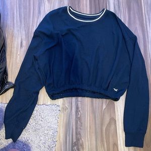 hollister blue boyfriend tee